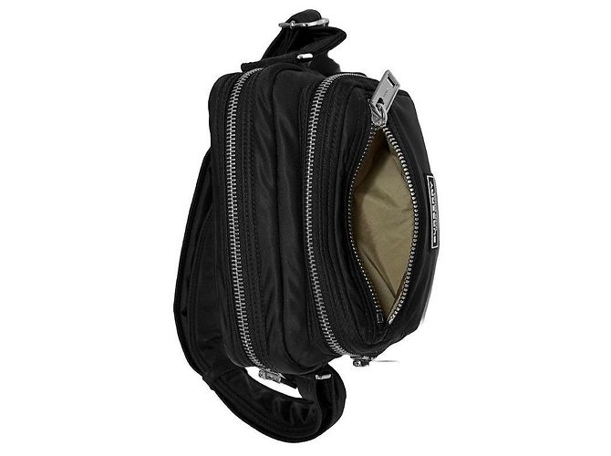 Burberry Borsa a tracolla Camera Logo in nylon nera - vista 11