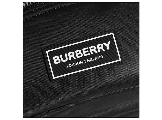 Burberry Borsa a tracolla Camera Logo in nylon nera - vista 14