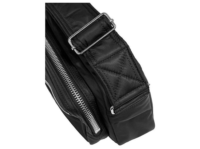 Burberry Borsa a tracolla Camera Logo in nylon nera - vista 15