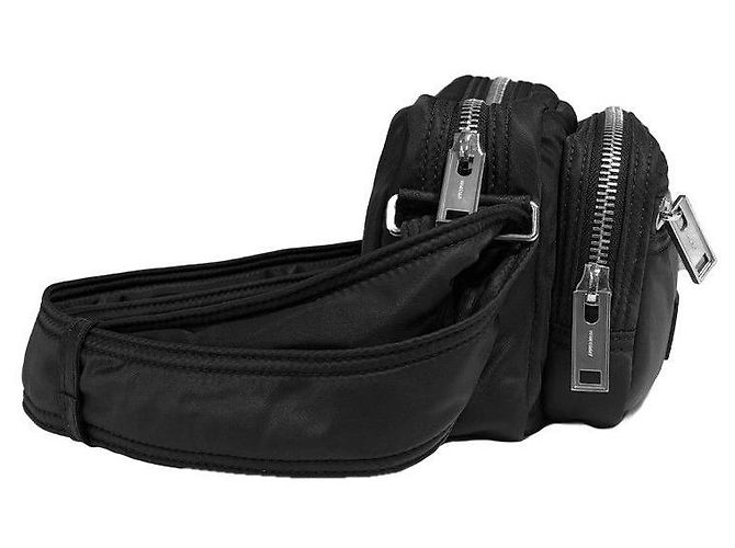 Burberry Borsa a tracolla Camera Logo in nylon nera - vista 8