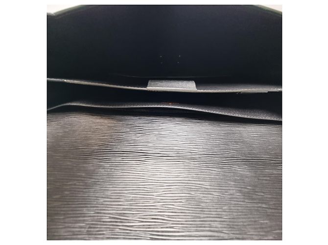 Louis Vuitton Borsa Documenti Epi Serviette Nera Unisex (Upper Grade, Valigetta) - vista 14
