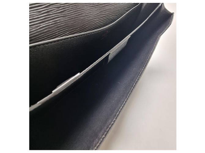 Louis Vuitton Borsa Documenti Epi Serviette Nera Unisex (Upper Grade, Valigetta) - vista 16