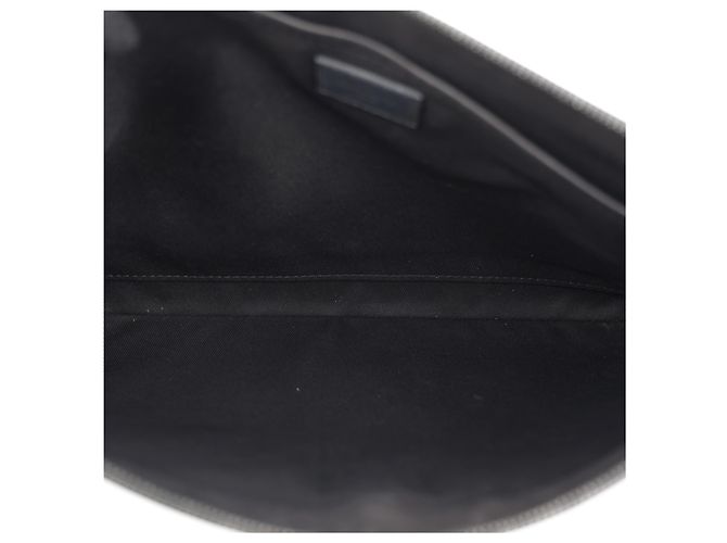 Louis Vuitton Pochette Clutch in pelle Monogram Shadow Nero - vista 17