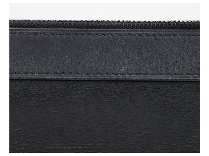 Louis Vuitton Pochette Clutch in pelle Monogram Shadow Nero - vista 6