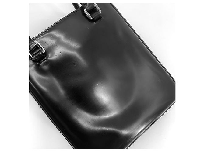Prada Picca Borsa Tote a Tracolla in Pelle Spazzolata - vista 8