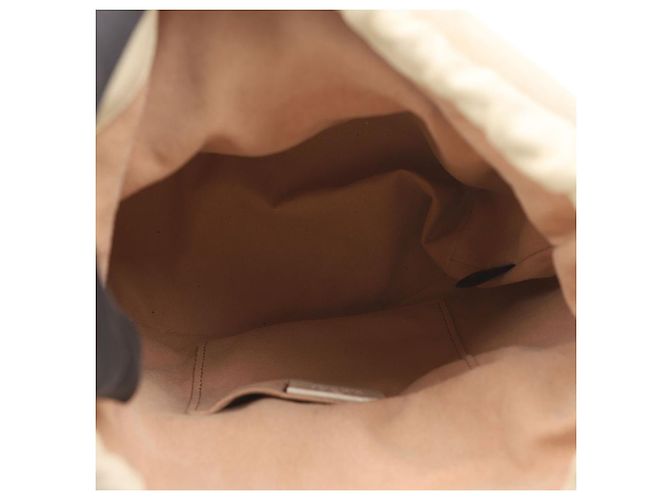 Gucci Borsa bucket bianca in pelle Horsebit - vista 15