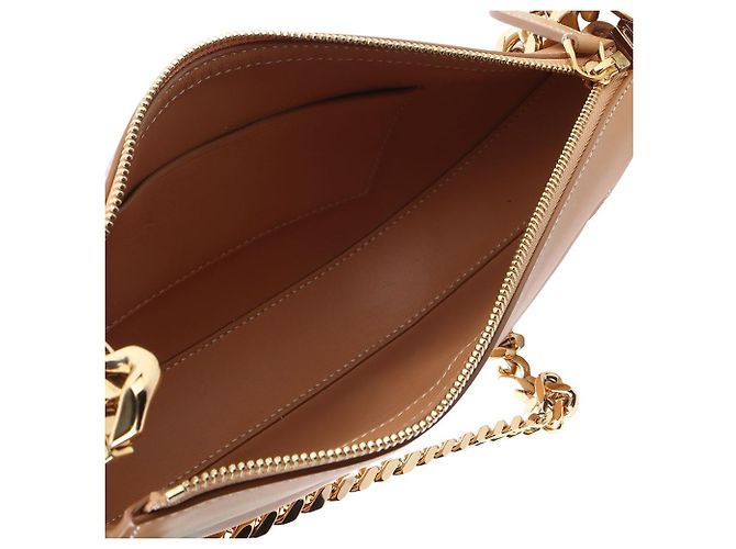 Burberry Mini borsa a tracolla Olympea in pelle con catena dorata - vista 7