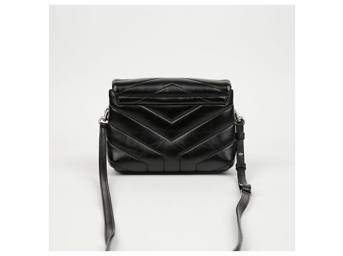 Autre Marque Borsa a tracolla Lulu Toy in pelle Nero Argento - vista 3
