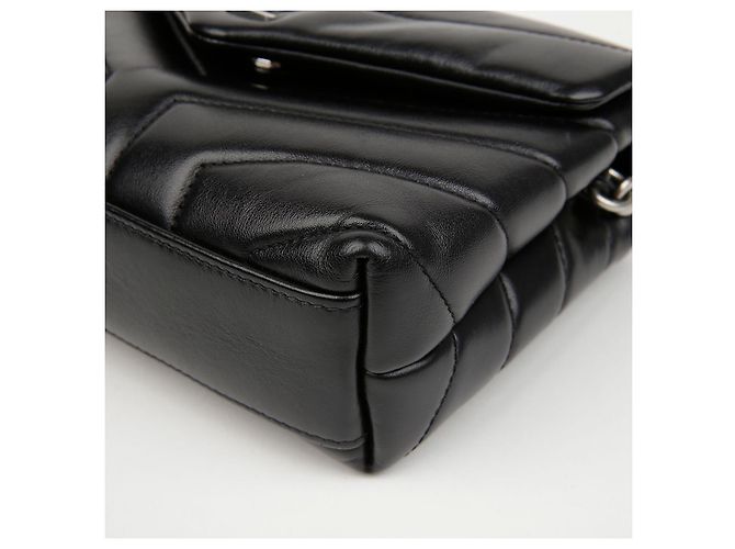 Autre Marque Borsa a tracolla Lulu Toy in pelle Nero Argento - vista 7