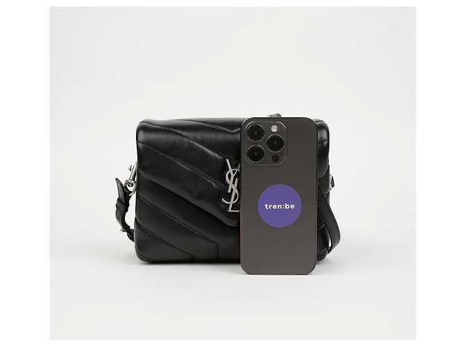 Autre Marque Borsa a tracolla Lulu Toy in pelle Nero Argento - vista 8