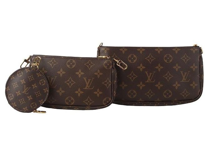 Louis Vuitton Monogram Multi Pochette Accessories Crossbody Pink - vista 3