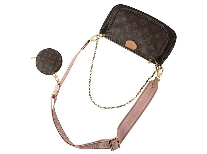 Louis Vuitton Monogram Multi Pochette Accessories Crossbody Pink - vista 4