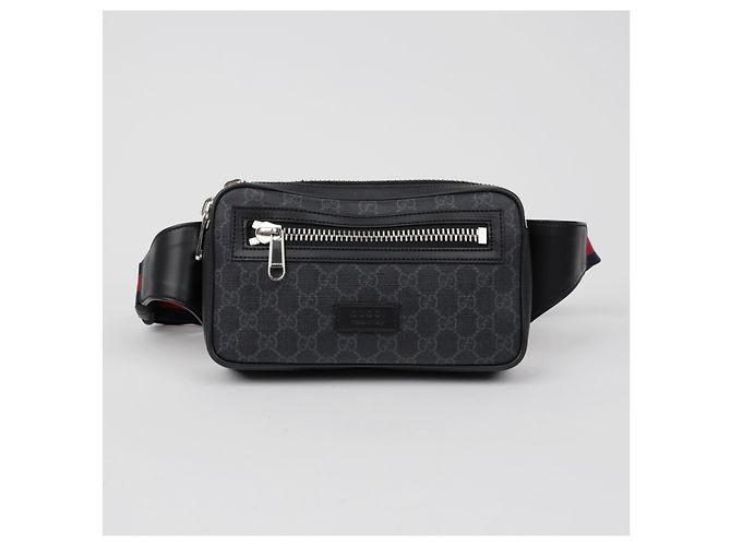 Gucci Borsello da cintura Soft GG Supreme Nero - vista 2