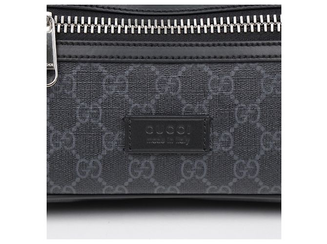 Gucci Borsello da cintura Soft GG Supreme Nero - vista 3
