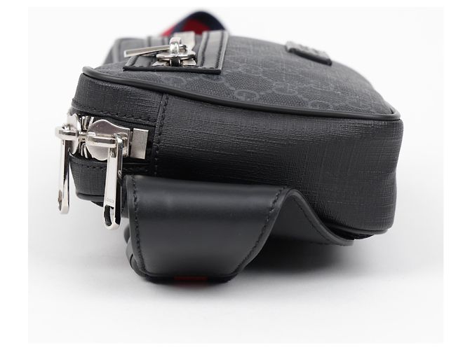 Gucci Borsello da cintura Soft GG Supreme Nero - vista 7