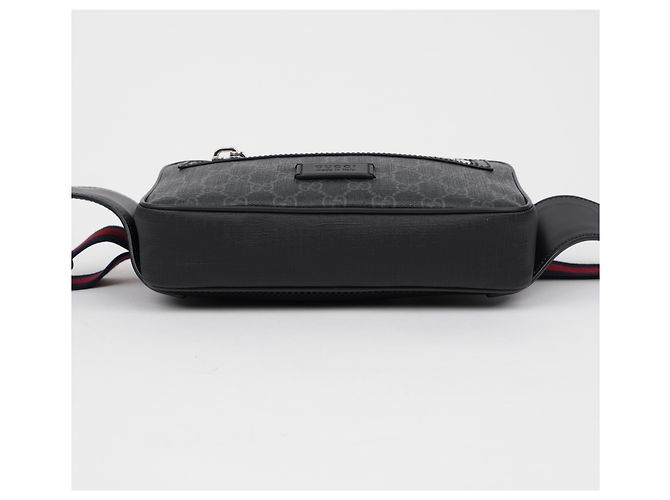 Gucci Borsello da cintura Soft GG Supreme Nero - vista 8