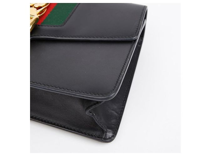 Gucci Picca Borsa a Tracolla Tote Nera - vista 11