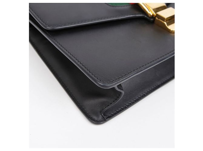 Gucci Picca Borsa a Tracolla Tote Nera - vista 12