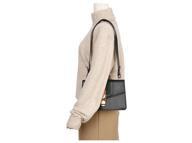 Gucci Picca Borsa a Tracolla Tote Nera - vista 16