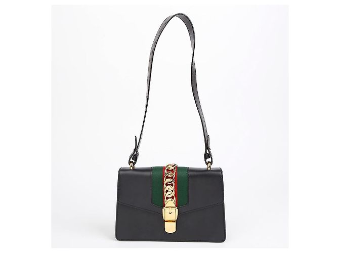 Gucci Picca Borsa a Tracolla Tote Nera - vista 2