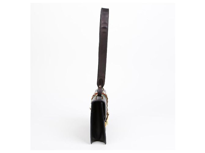 Gucci Picca Borsa a Tracolla Tote Nera - vista 7