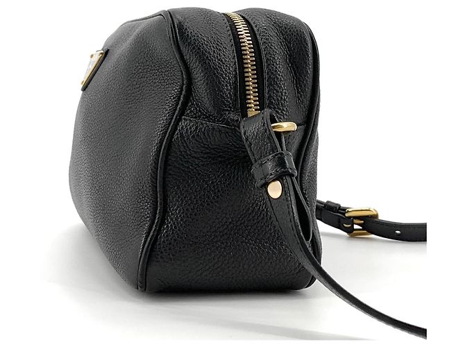 Prada Bolso de hombro Vitello Gold Triangle Logo - vista 5