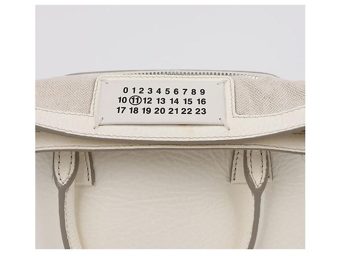 Maison Martin Margiela Maison Margiela Schultertasche Weiß Kalbsleder - Ansicht 3