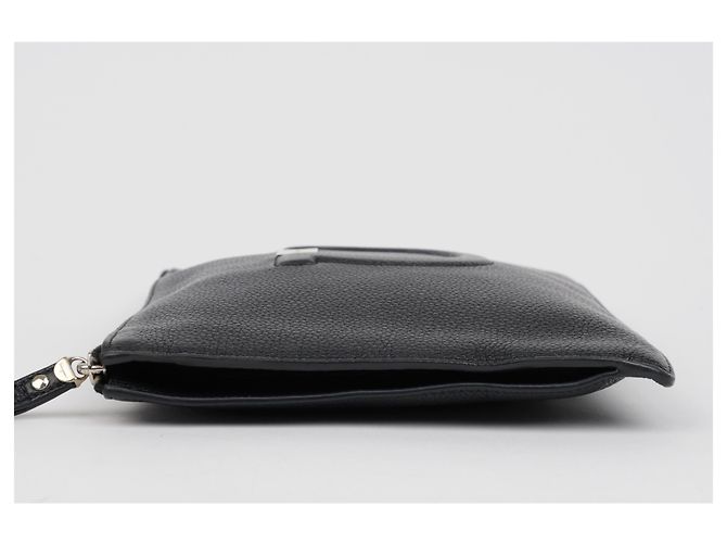 Clutch Gancini Salvatore Ferragamo Nera in Pelle - vista 16