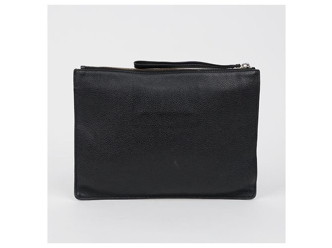 Clutch Gancini Salvatore Ferragamo Nera in Pelle - vista 3