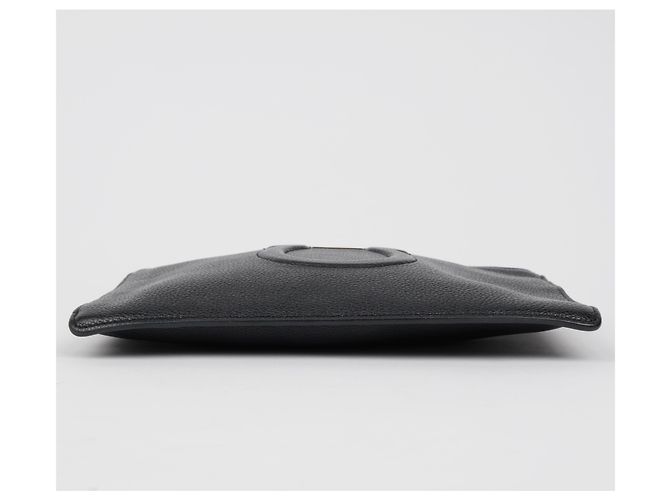 Clutch Gancini Salvatore Ferragamo Nera in Pelle - vista 7