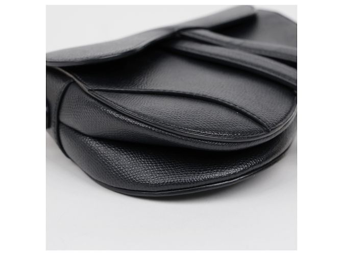 Dior Mini Leder Saddle Tote Bag Schwarz - Ansicht 11