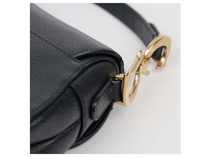 Dior Mini Leder Saddle Tote Bag Schwarz - Ansicht 14
