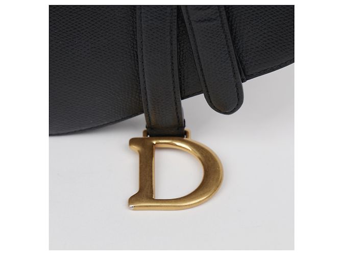 Dior Mini Leder Saddle Tote Bag Schwarz - Ansicht 3