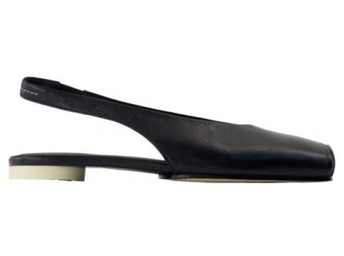 Maison Martin Margiela Slingback in pelle con punta quadrata - vista 4
