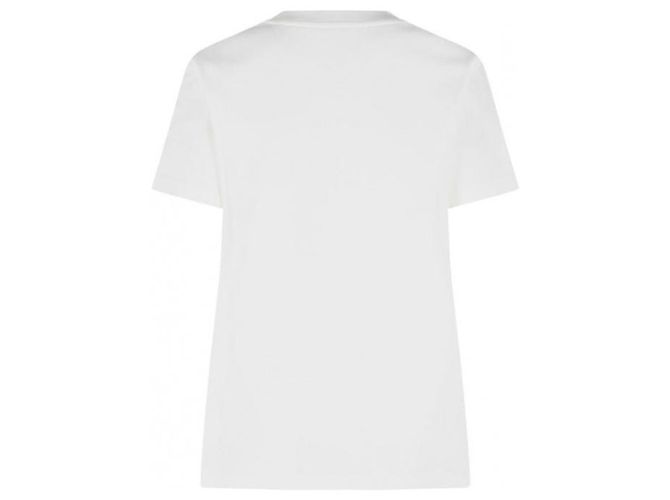 Moncler Baumwoll-T-Shirt mit besticktem Logo - Ansicht 6