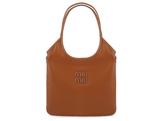 Miu Miu Ledertasche aus Kalbsleder Cognac - Ansicht 3
