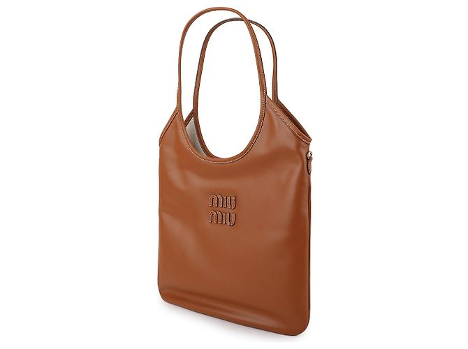 Miu Miu Ledertasche aus Kalbsleder Cognac - Ansicht 4