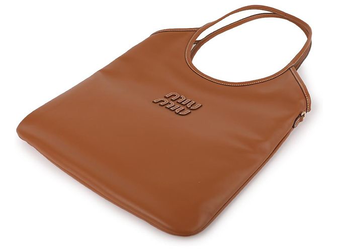 Miu Miu Ledertasche aus Kalbsleder Cognac - Ansicht 6