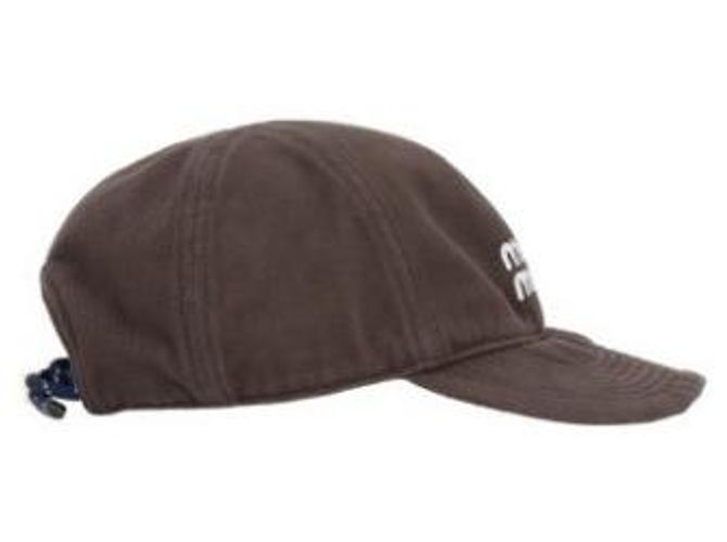 Miu Miu Cappellino baseball in denim - vista 5