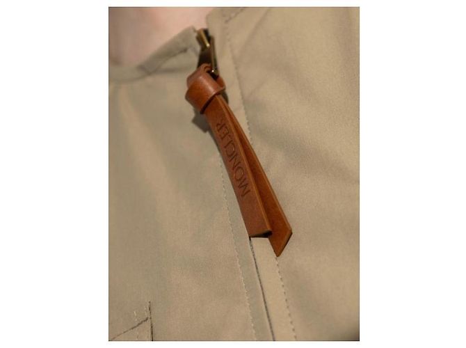 Vestido corto de algodón Moncler Beige - vista 7