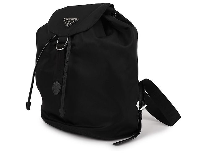 Zainetto Prada in nylon nero - vista 4