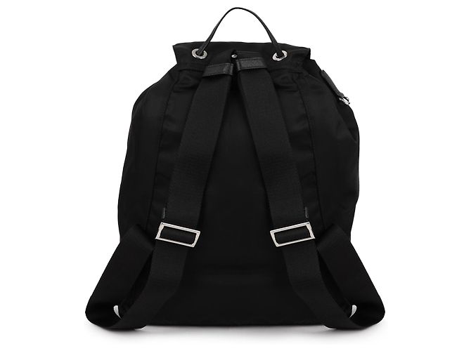 Zainetto Prada in nylon nero - vista 5