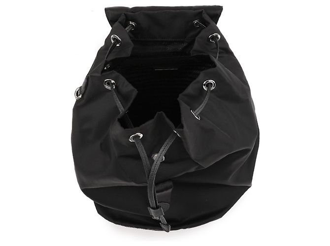 Zainetto Prada in nylon nero - vista 7