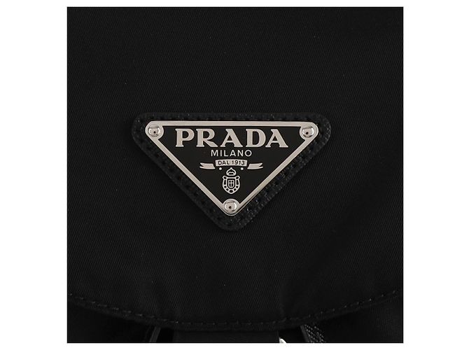 Zainetto Prada in nylon nero - vista 9