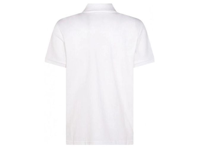Moncler Piqué-Poloshirt aus Baumwolle mit Logo-Patch - Ansicht 5