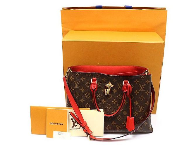 Louis Vuitton Borsa Tote Monogram Canvas Coquelicot Flower - vista 2