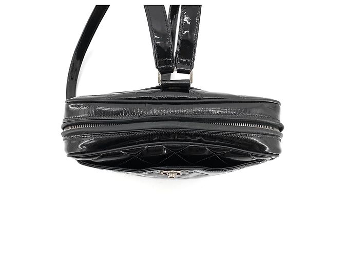 Chanel Zaino in vernice con logo CC - vista 7