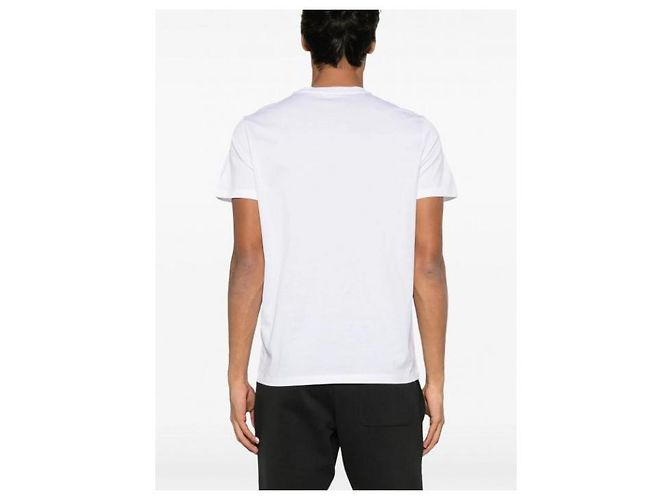 Moncler Baumwoll-T-Shirt mit doppeltem Logo-Patch - Ansicht 6