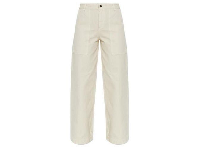 Pantalones de algodón Moncler Beige - vista 4