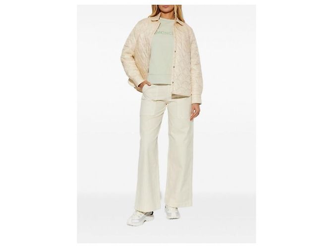 Pantalones de algodón Moncler Beige - vista 5
